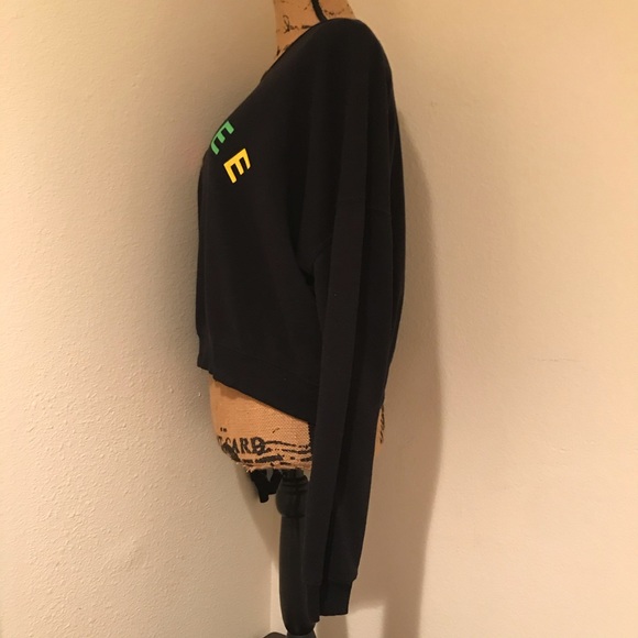 Fifth Sun Women's Coffee Graphic Black Long Sleeve Top-XL - Picture 4 of 14